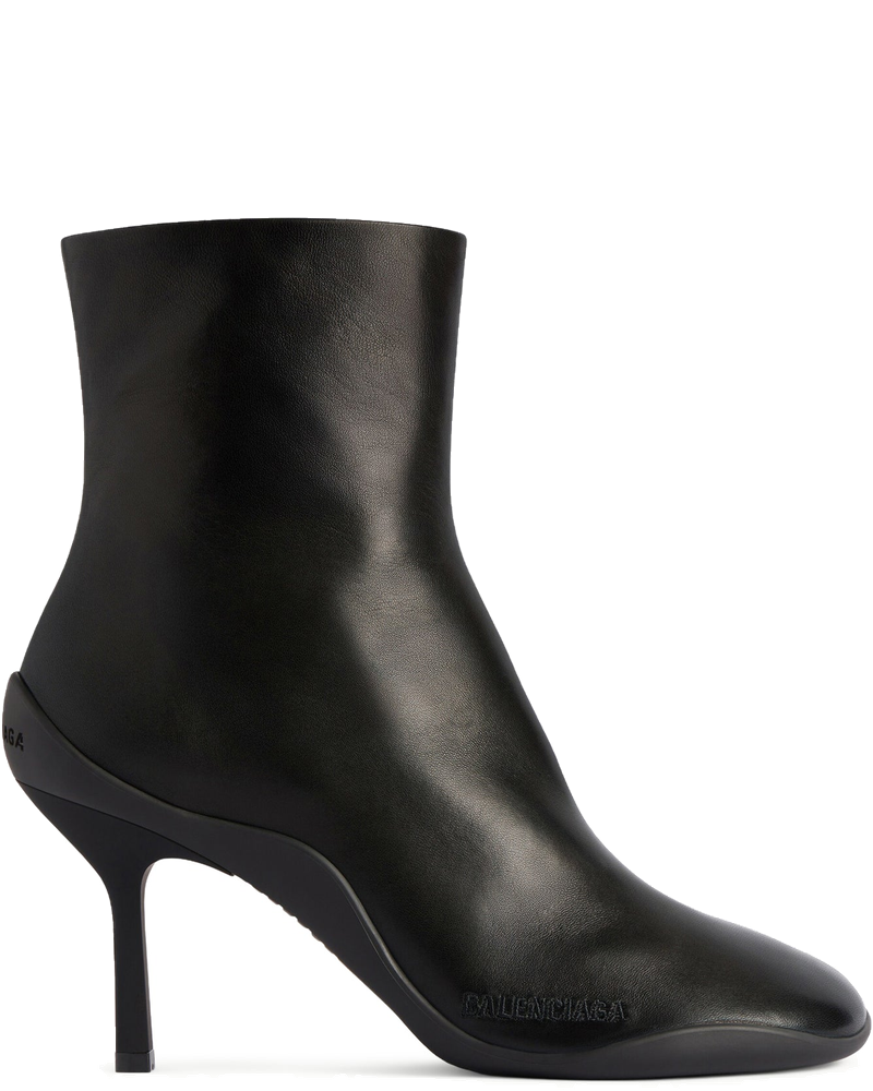 Оригінальна Shibuya 80mm Shiny Sheepskin Ankle Boots Balenciaga