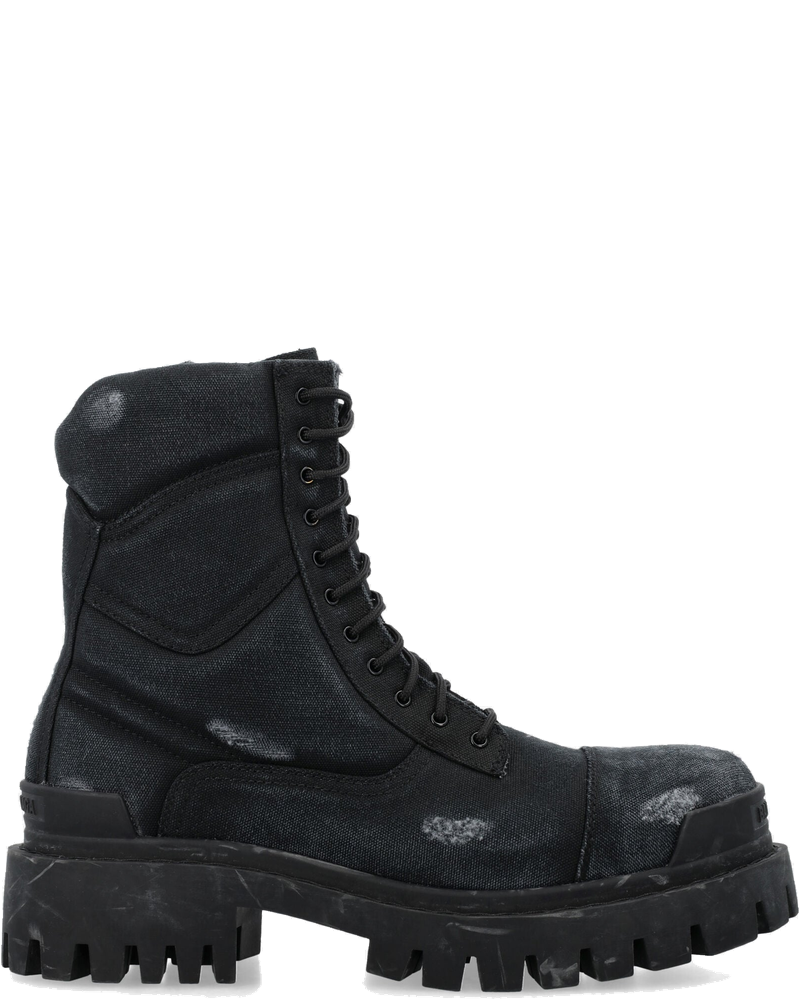 Оригінальна Combat Strike Cotton Canvas Boots Balenciaga