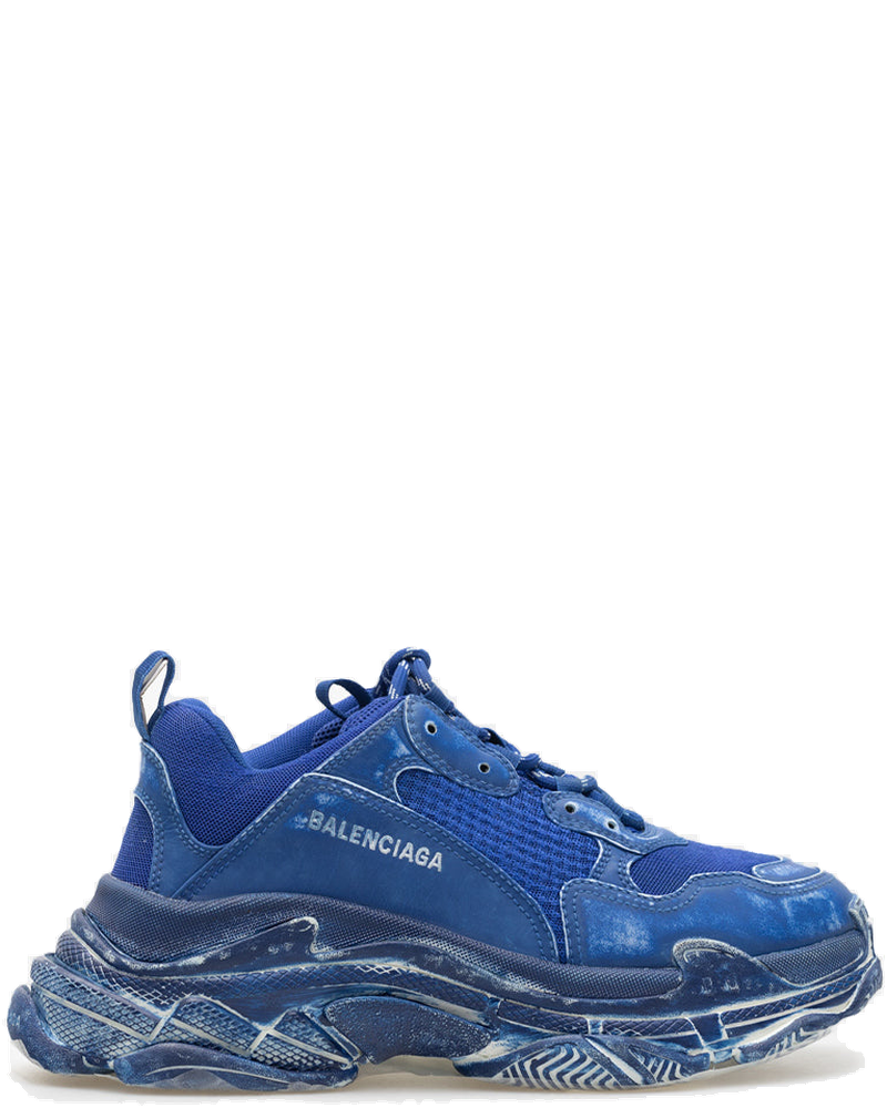 Dark Blue Triple S Sneakers Balenciaga – Гарантія оригінальності