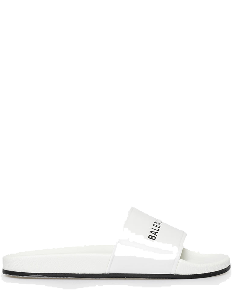 White Leather Slides Balenciaga оригінал – Купити в Україні