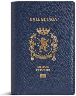 Blue Passport Holder Balenciaga – Гарантія оригінальності