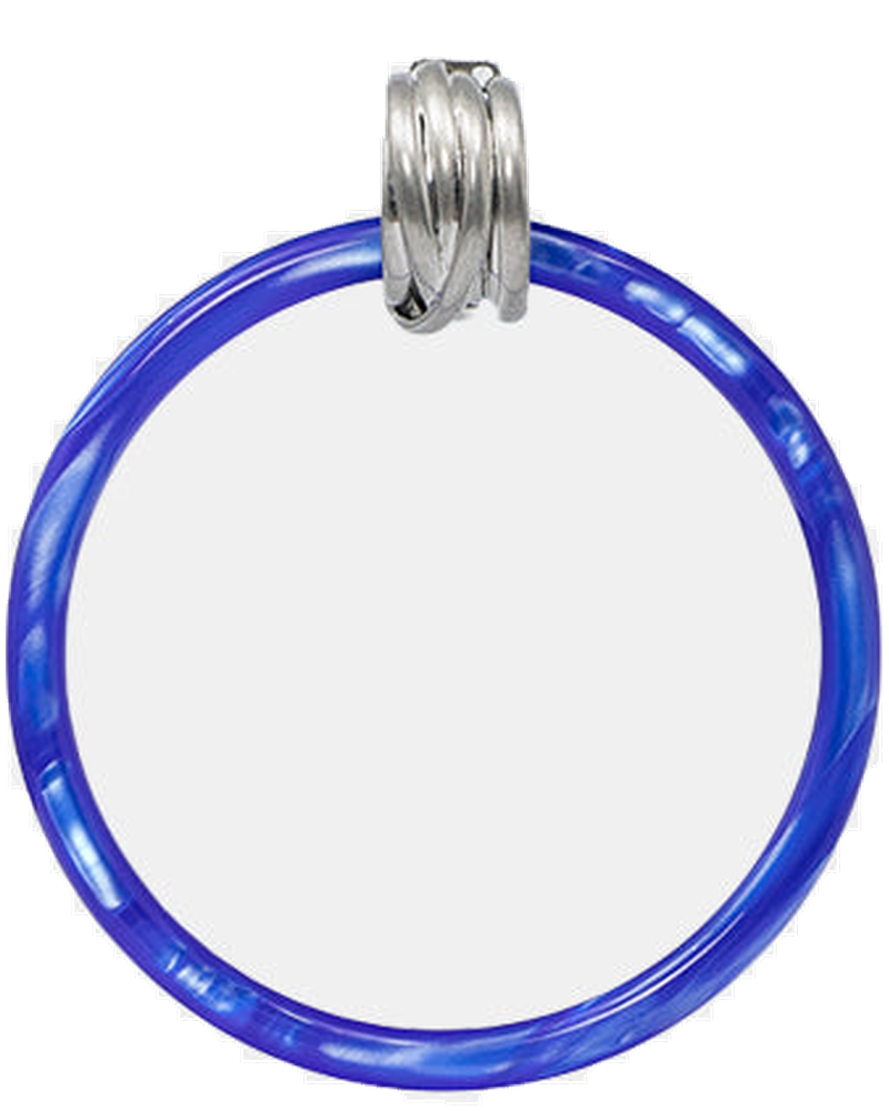 Blue Medium Hoop Earrings Balenciaga – Гарантія оригінальності