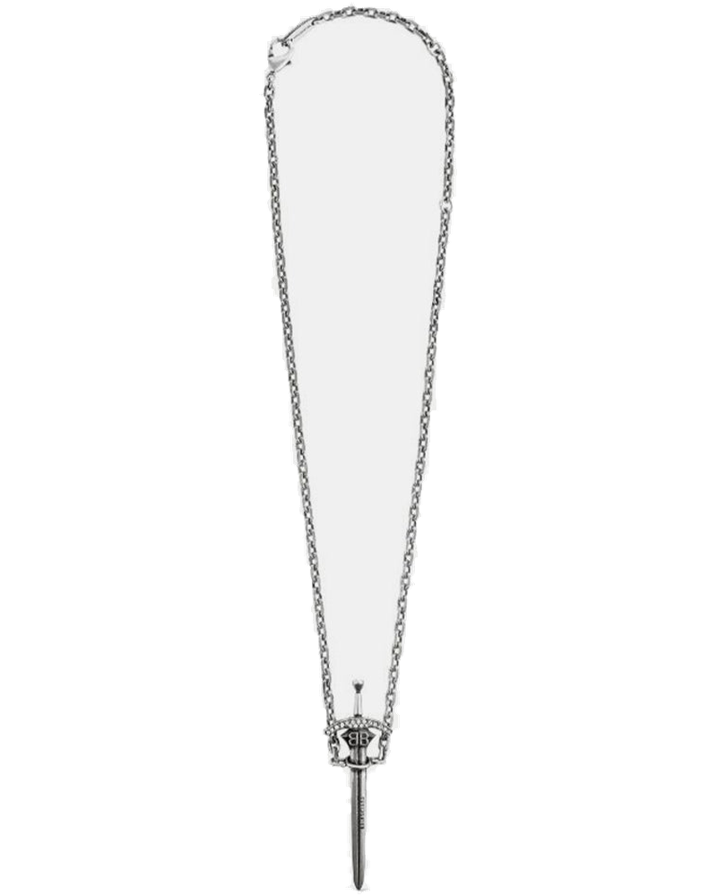 Silver Goth Sword Pendant Necklace Balenciaga – Гарантія оригінальності