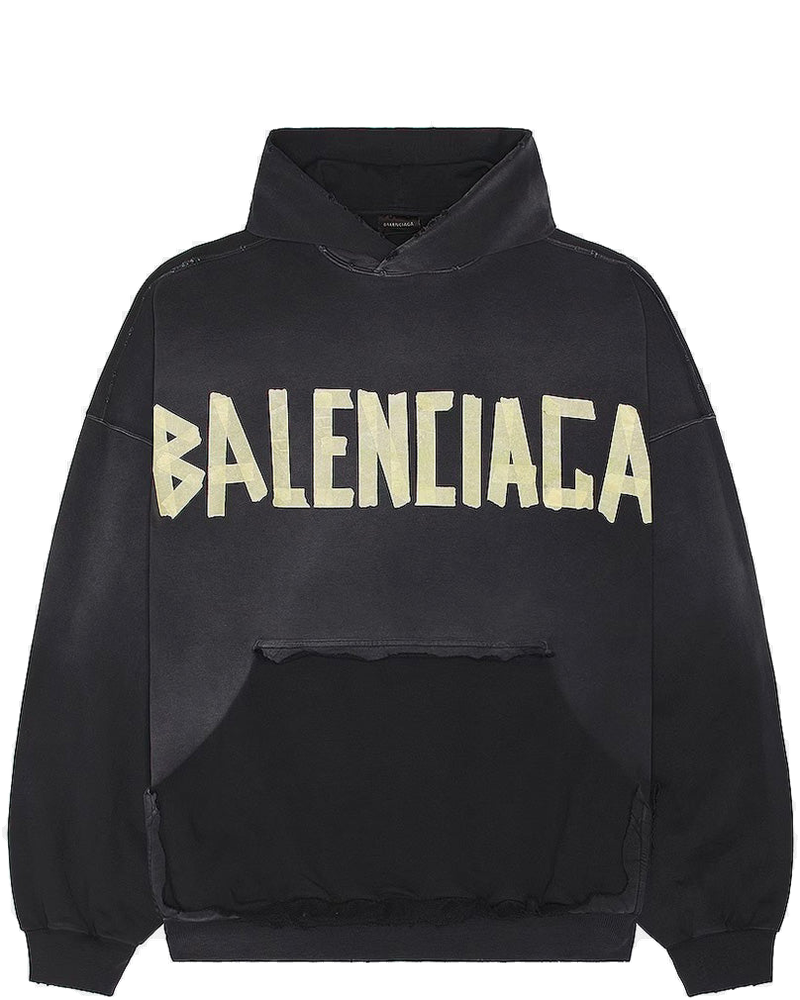 Black Ripped Pocket Hoodie Balenciaga оригінал – Купити в Україні