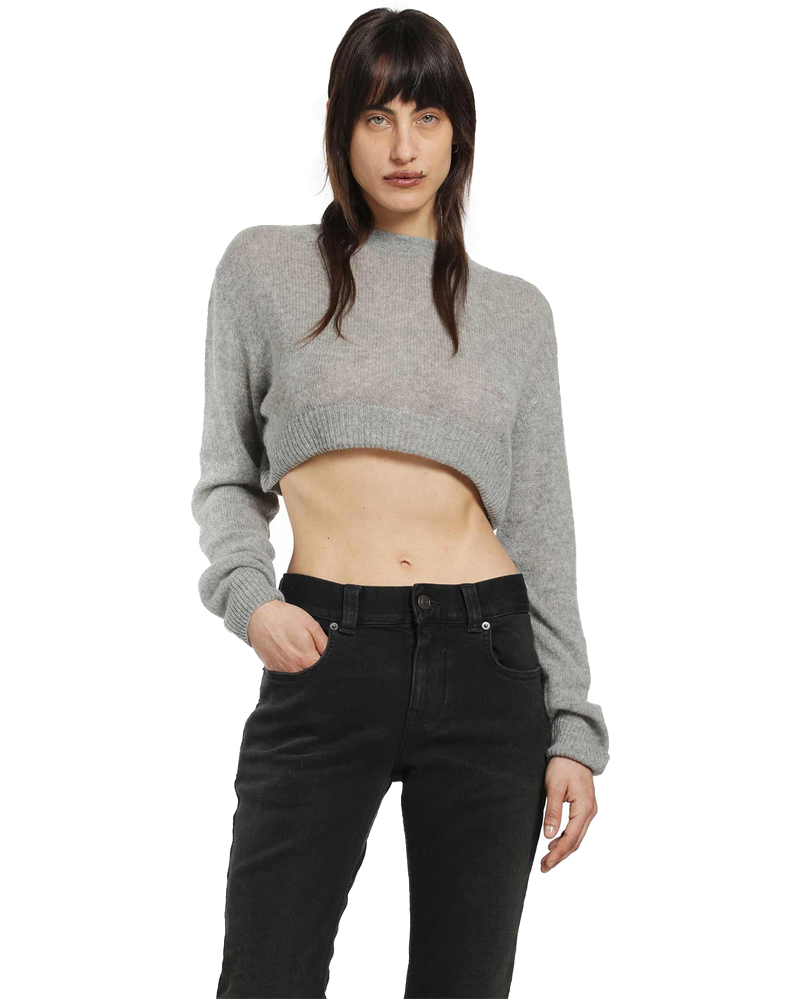 Cropped Crewneck Sweater Balenciaga – Гарантія оригінальності