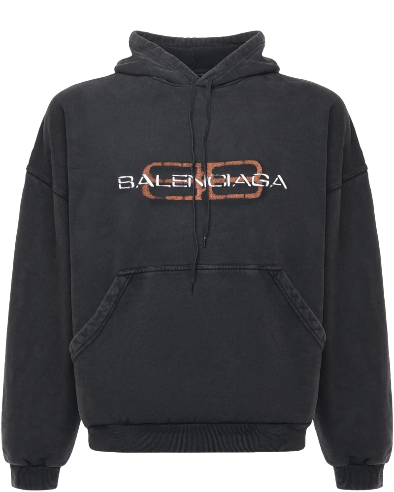 Оригінальна Hoodie Bb Icon Stencil In Pile Dry Balenciaga