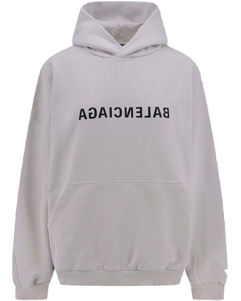 Off White Destroyed Large Fit Hoodie Balenciaga – Гарантія оригінальності