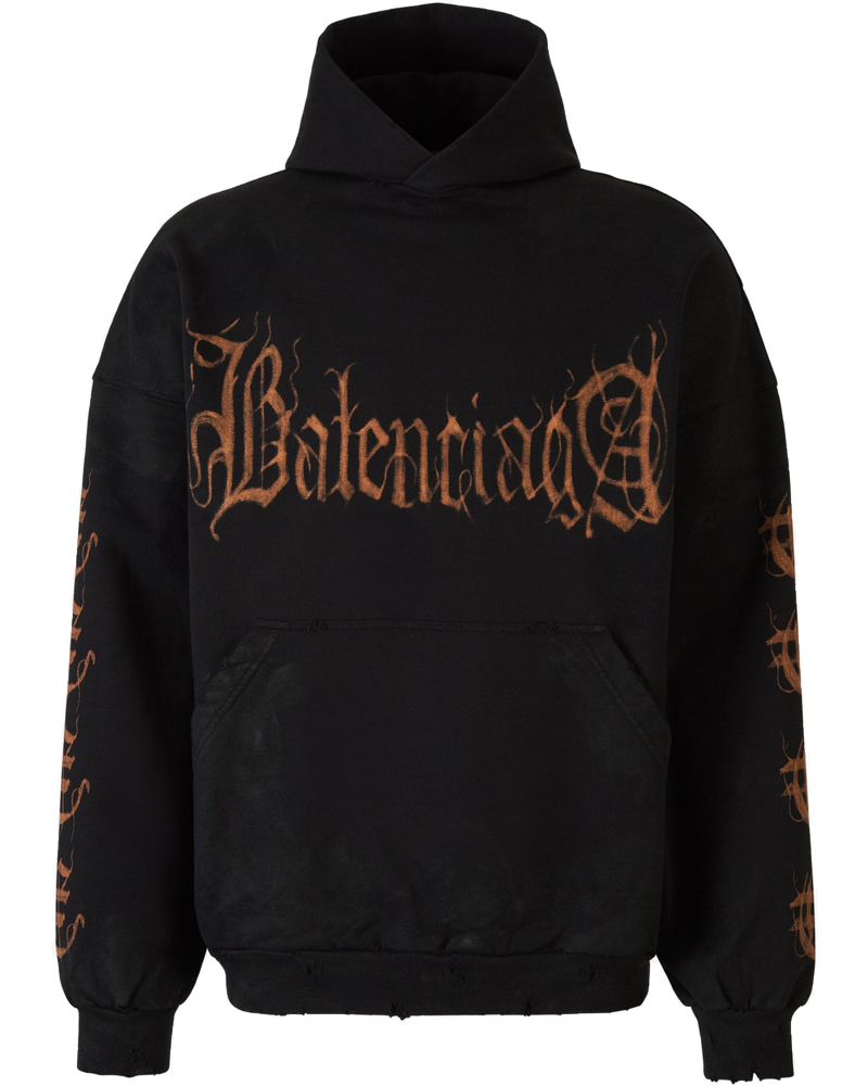 Printed Hood Sweatshirt Balenciaga – Гарантія оригінальності