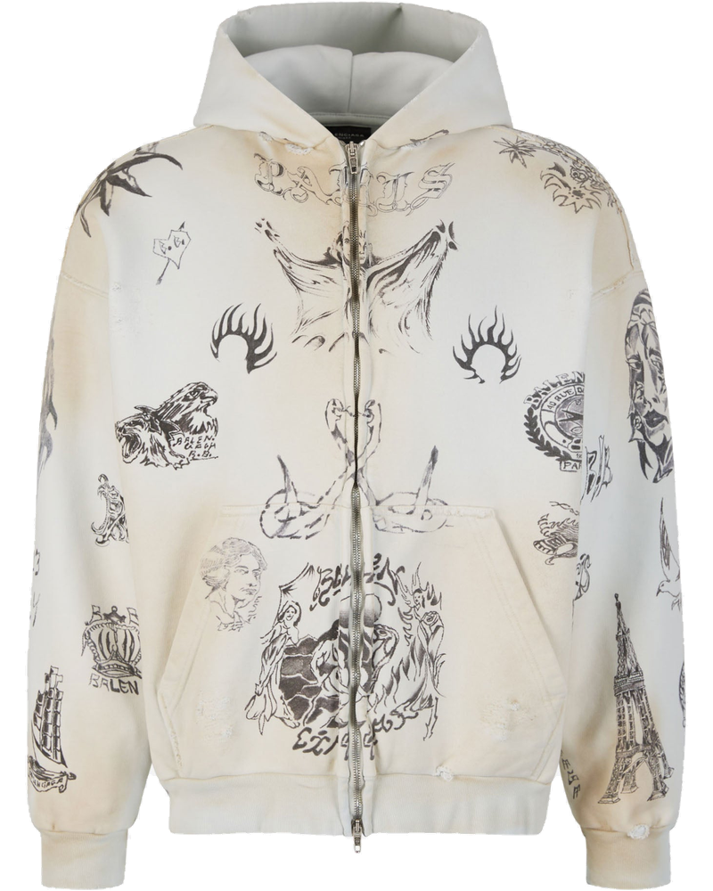 Tat Medium Fit Sweatshirt Balenciaga – Гарантія оригінальності