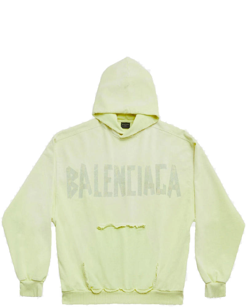 Yellow Ripped Pocket Hoodie Balenciaga оригінал – Купити в Україні