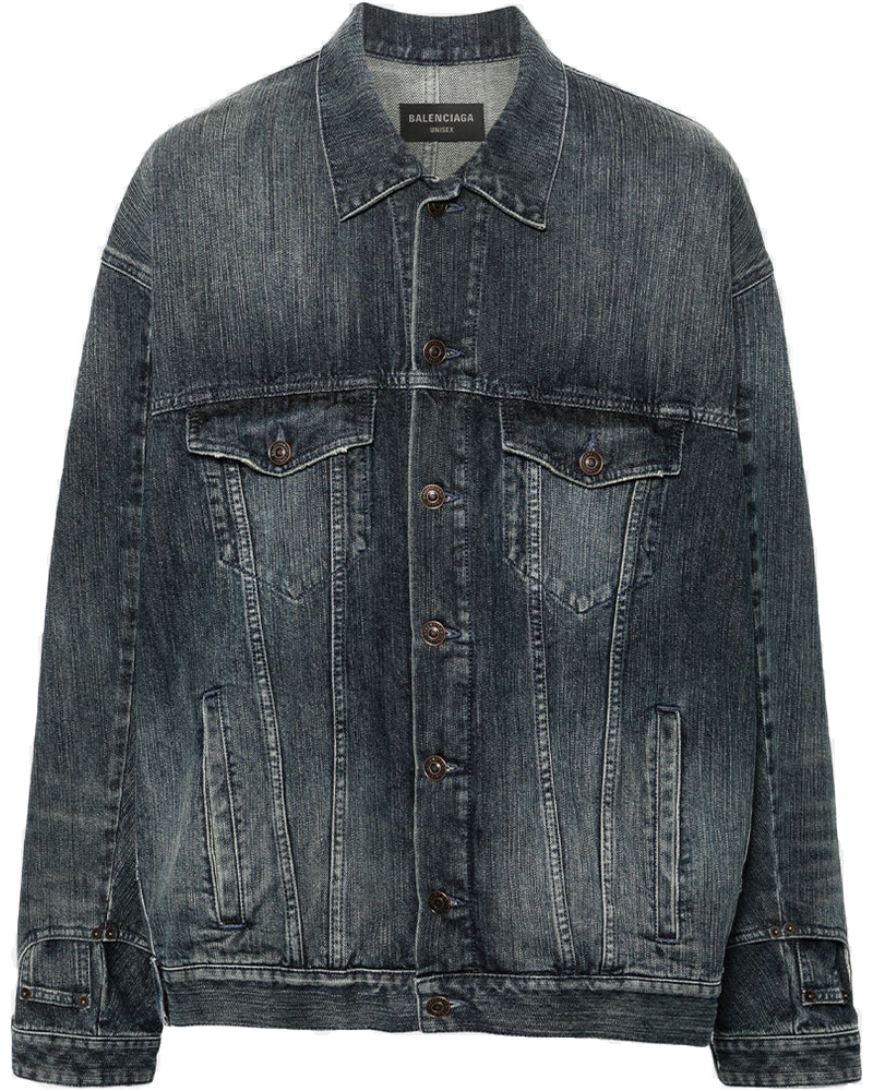 Indigo Deconstructed Denim Jacket Balenciaga оригінал – Купити в Україні
