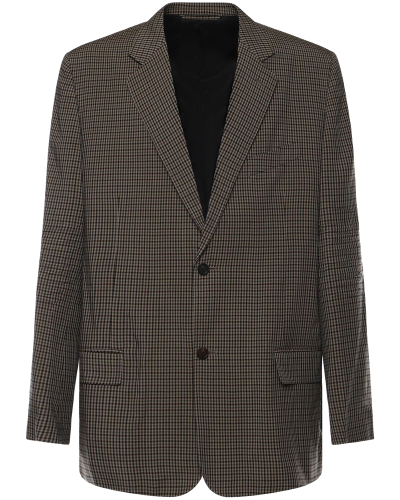 Оригінальна Blazer Sb In Lyocell A Quadri Balenciaga