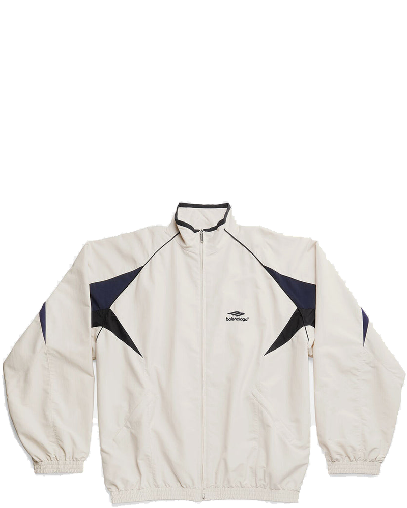 Оригінальна White 3b Sports Icon Tracksuit Jacket Balenciaga