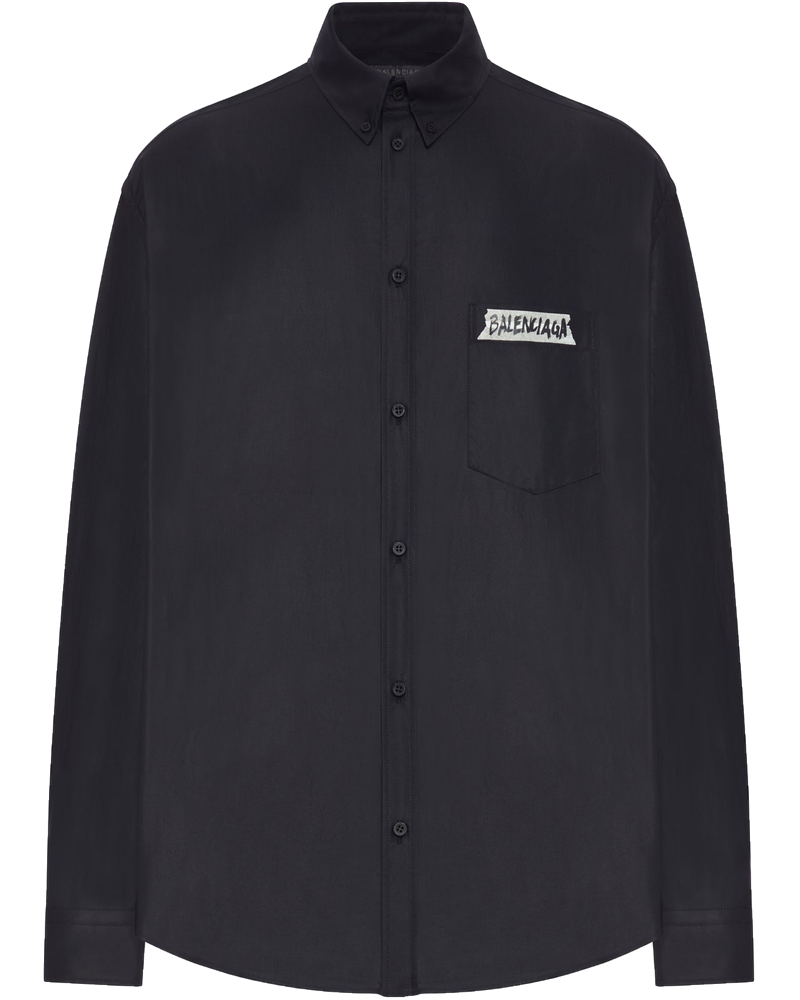 Men`s Large Fit Long-Sleeved Masking Tape Shirt Balenciaga – Гарантія оригінальності