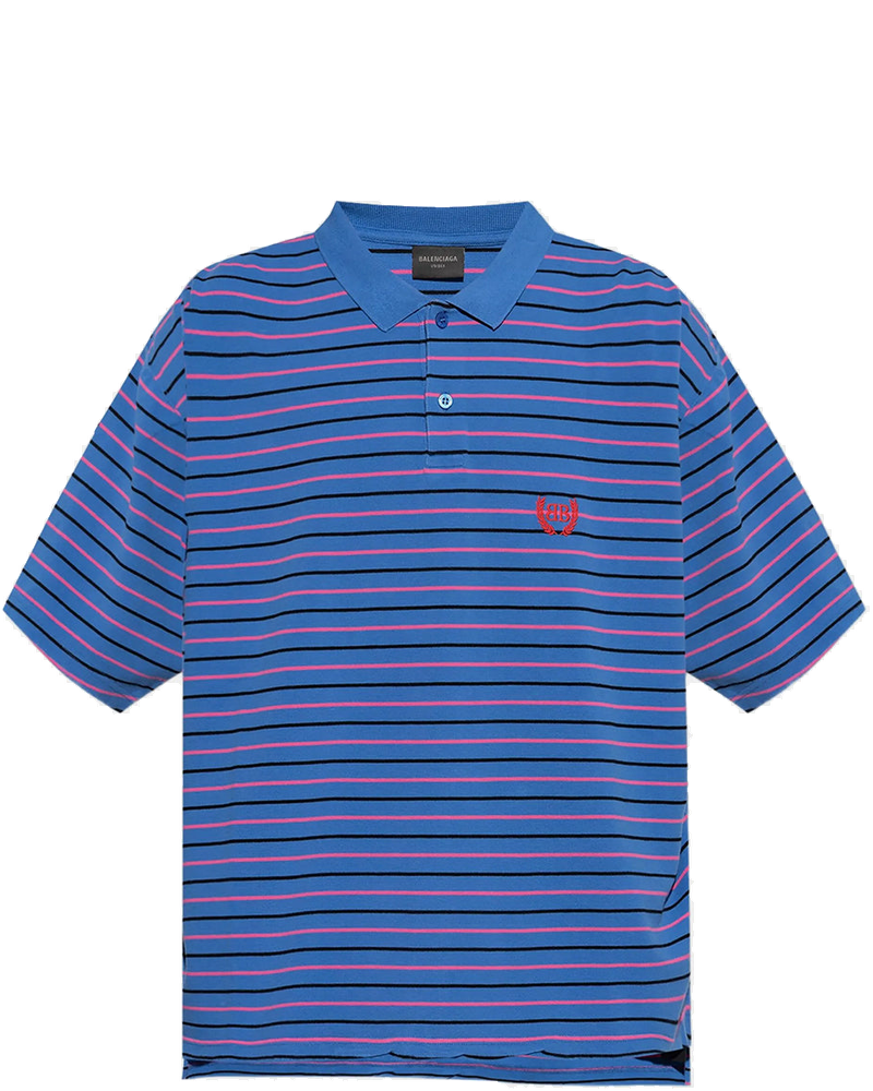 Blue Laurel Classic Fitted Polo Balenciaga – Гарантія оригінальності