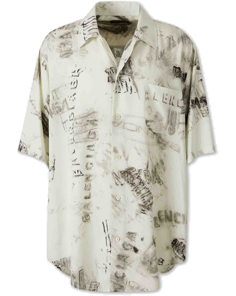 Оригінальна Graphite Printed Shirt Balenciaga