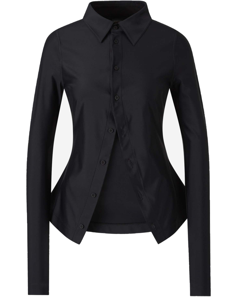 Satin Blouse With Opening Balenciaga – Гарантія оригінальності