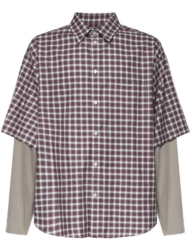 Оригінальна Camicia Wrong Sleeve In Popeline Balenciaga