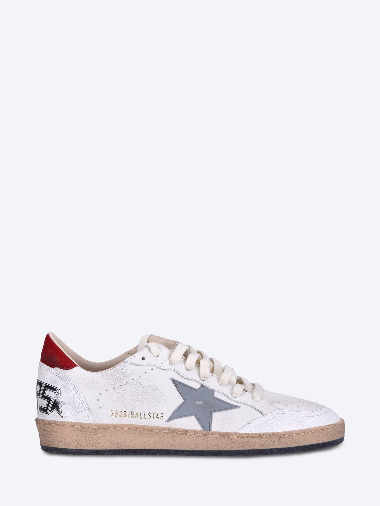Ball Star Nappa Suede Spur Leather Star Nabuk Sneakers Golden goose – Гарантія оригінальності – боковий вид