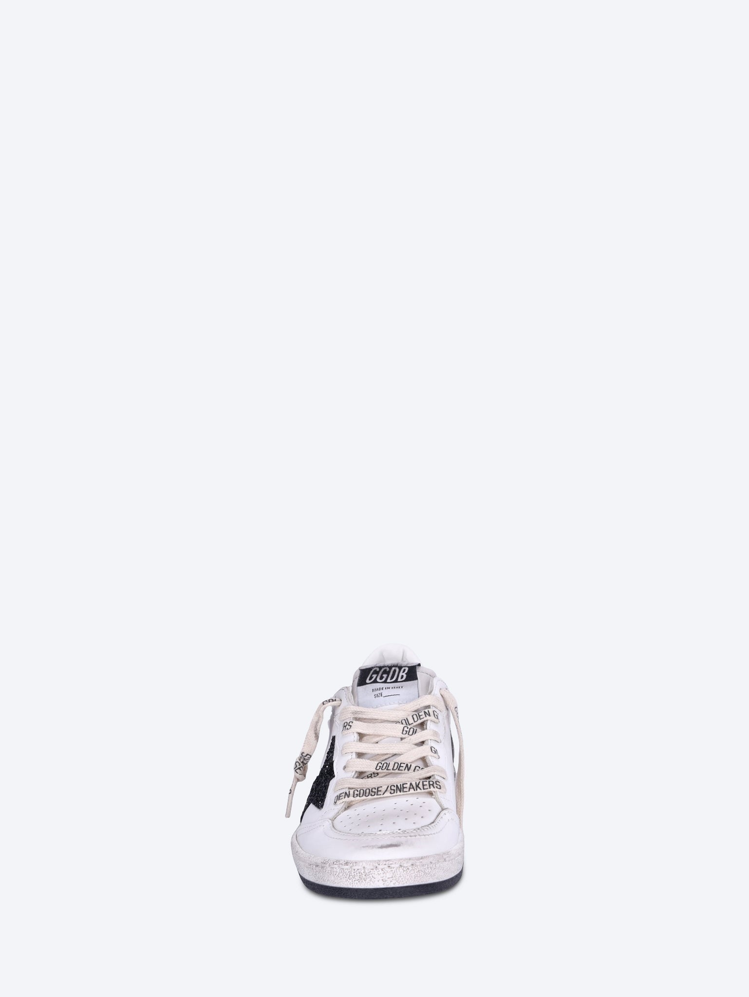 Ballstar Leather Upper Toe Glitter Star Suede Sneakers Golden goose оригінал – Купити в Україні – детальний вид