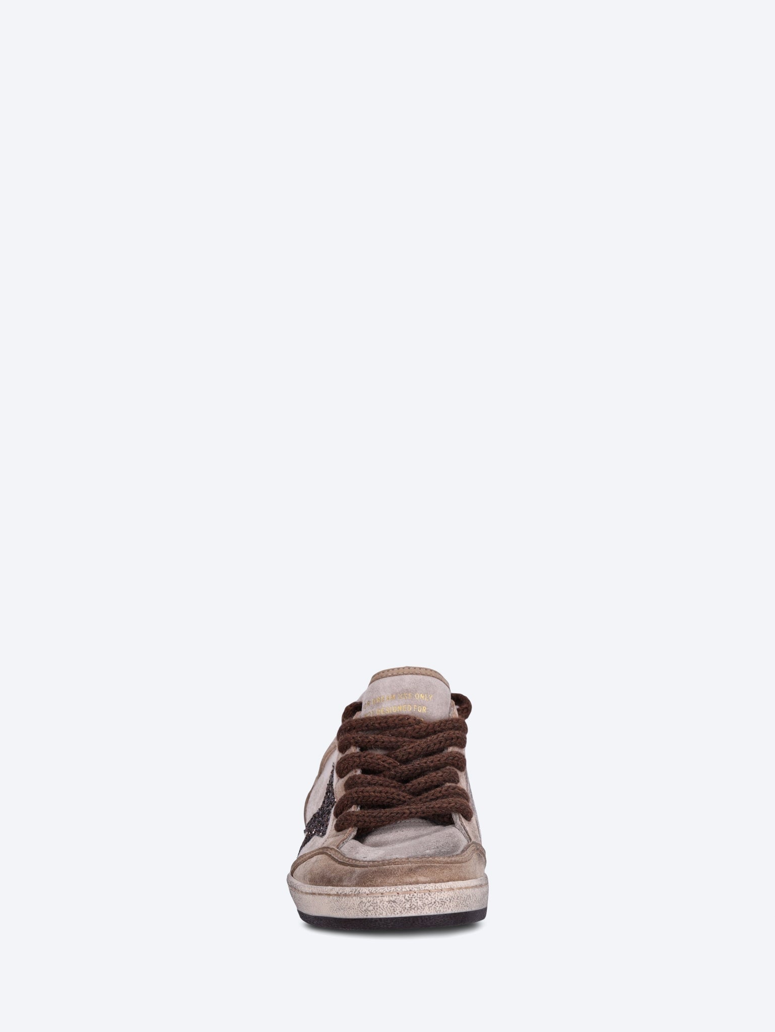 Оригінальна Ballstar Suede Upper Spur Glitter Star Sneakers Golden goose – детальний вид