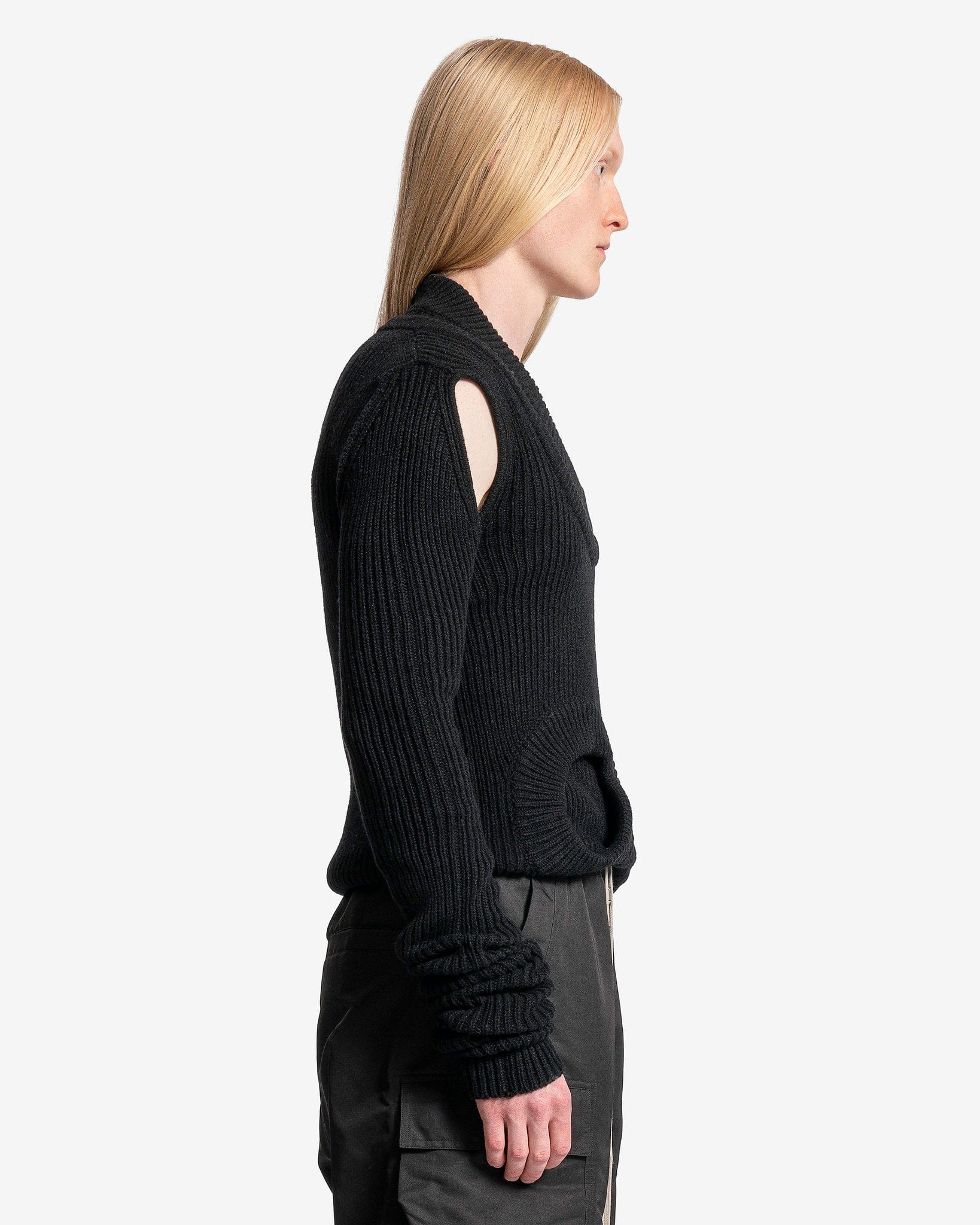 Banana Ls In Black Rick owens – Гарантія оригінальності – вид ззаду - RICK OWENS