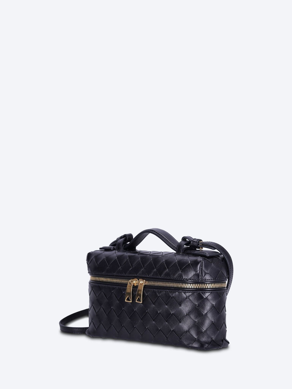 Оригінальна Bang Bang Leather Shoulder Bag Bottega veneta – вид ззаду