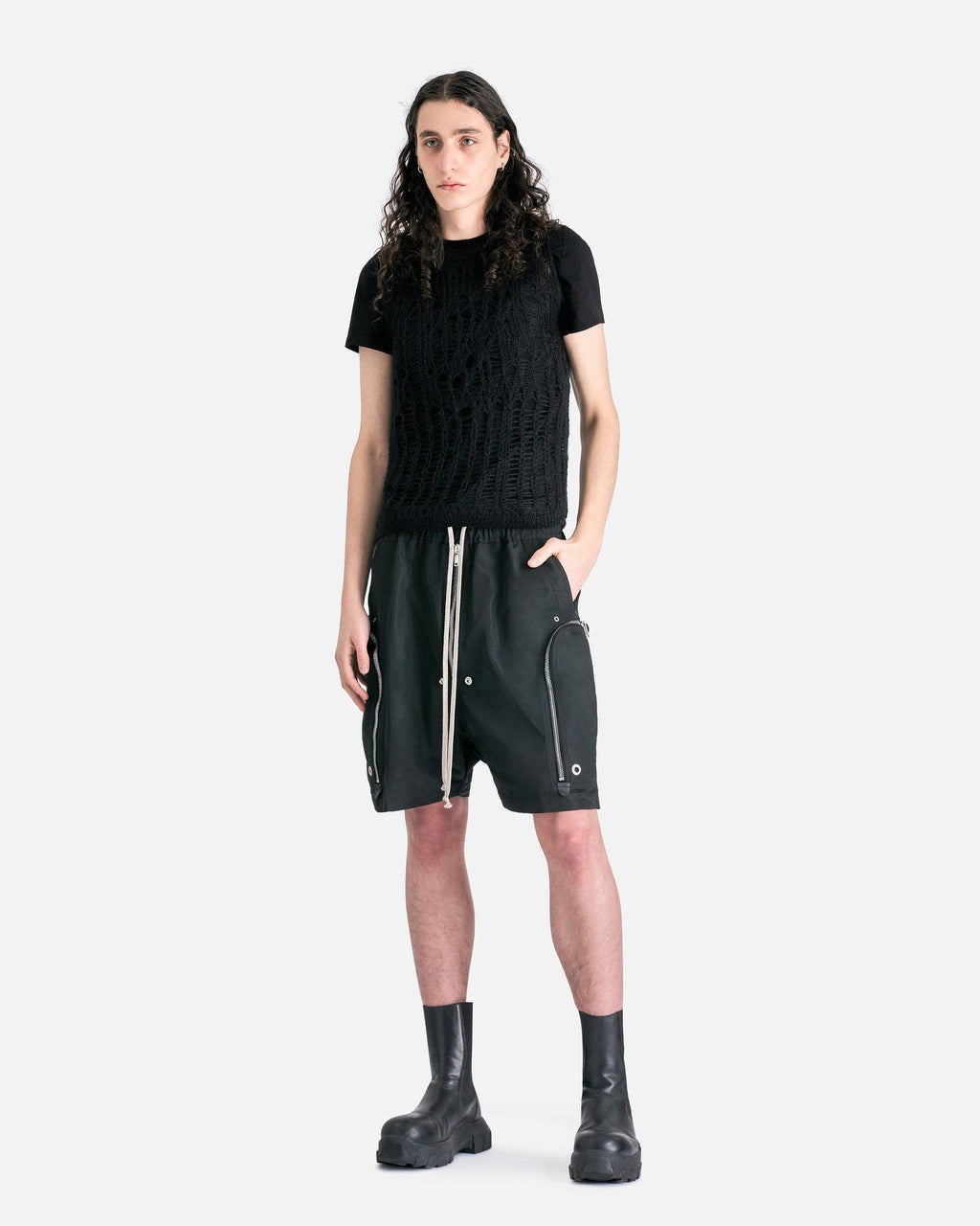 Оригінальна Bauhaus Bela Shorts In Black Rick owens – збільшений вид