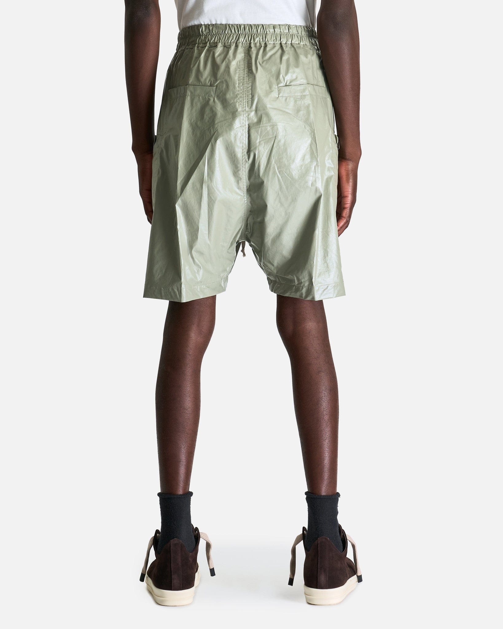Оригінальна Bauhaus Bela Shorts In Celadon Rick owens – детальний вид