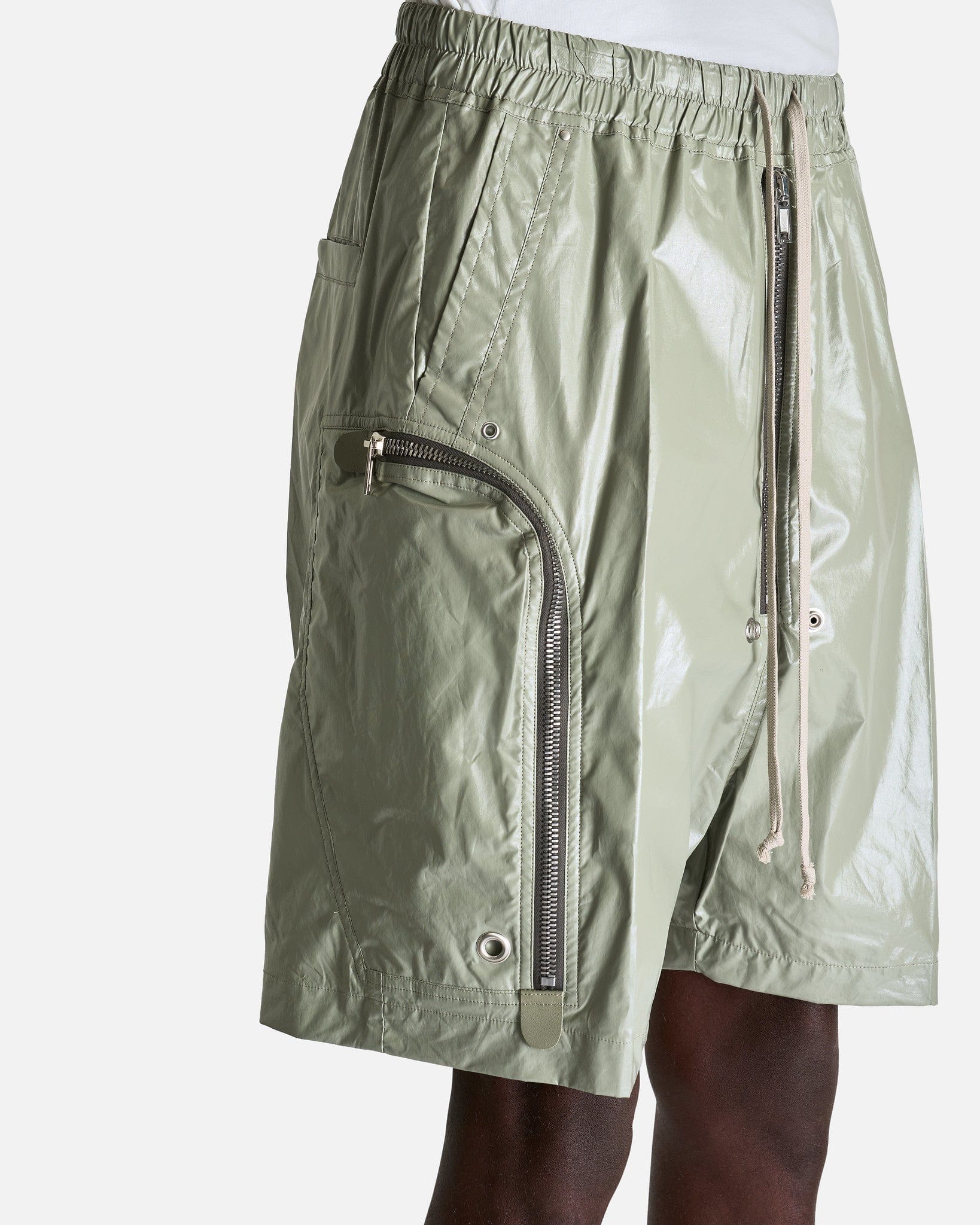 Оригінальна Bauhaus Bela Shorts In Celadon Rick owens – збільшений вид
