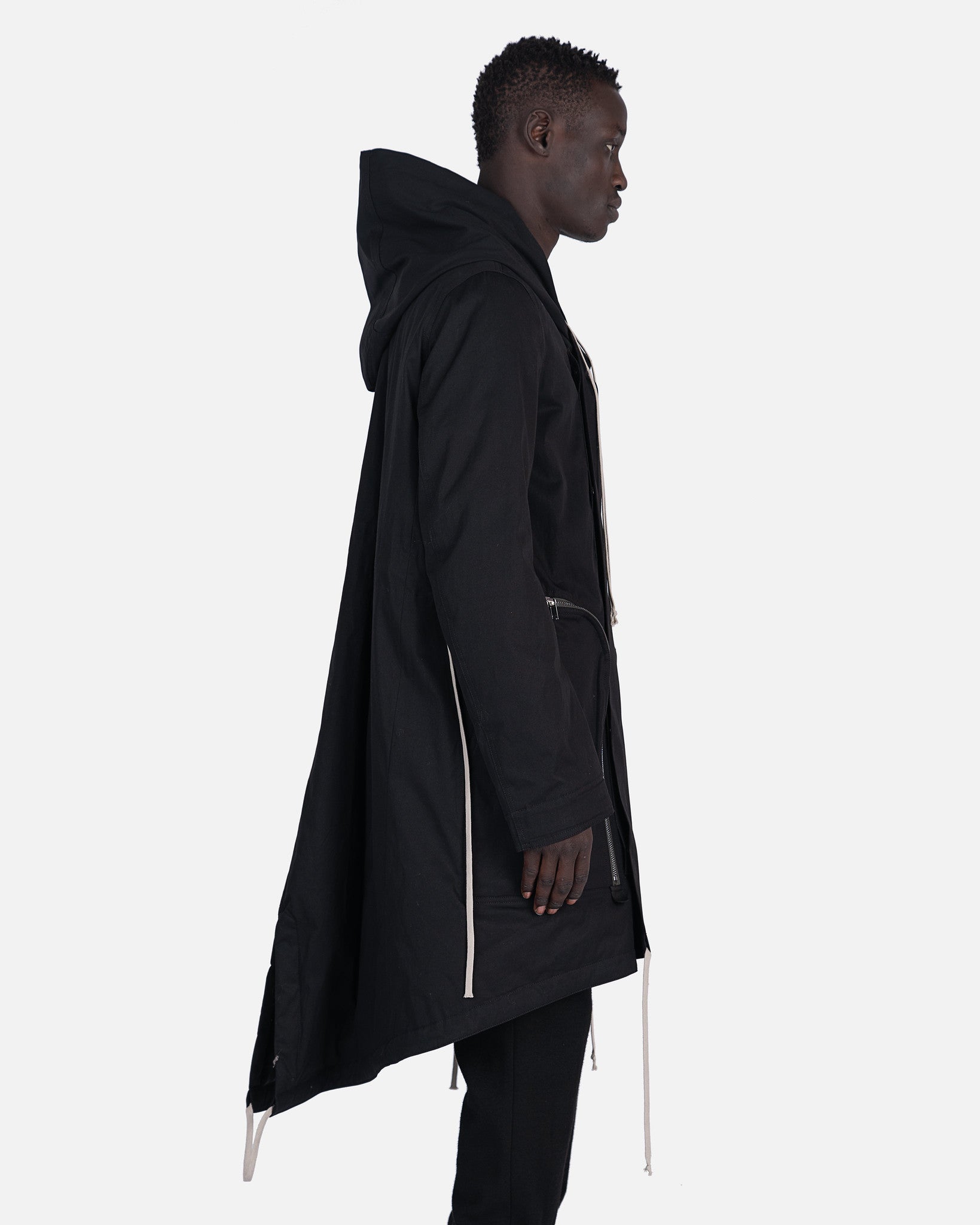 Bauhaus Fishtail In Black Rick owens оригінал – Купити в Україні – вид ззаду