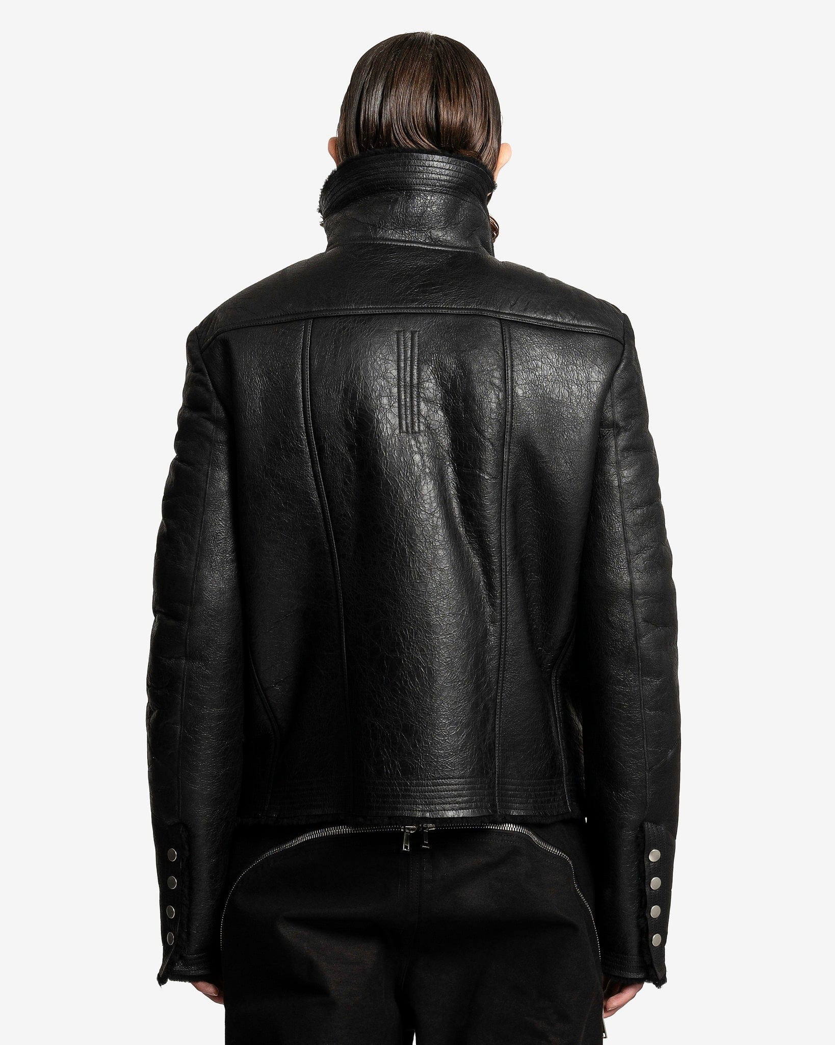 Оригінальна Bauhaus Jacket In Black Rick owens – детальний вид