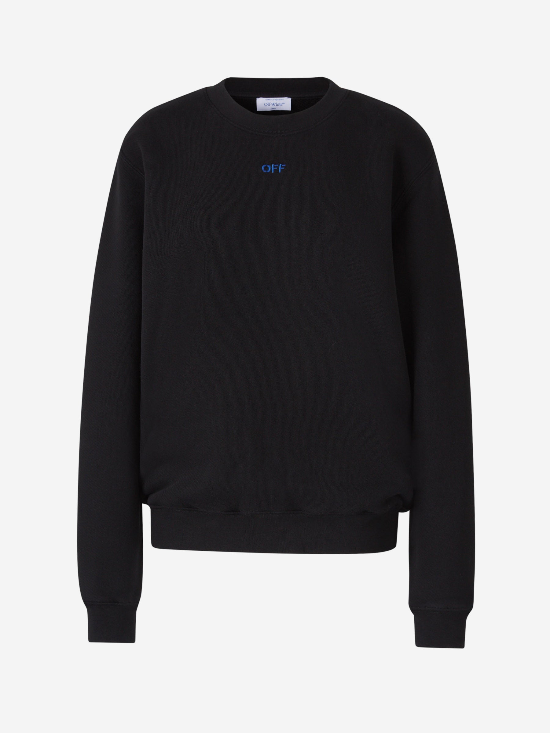 Cotton Logo Sweatshirt Off-white оригінал – Купити в Україні – боковий вид