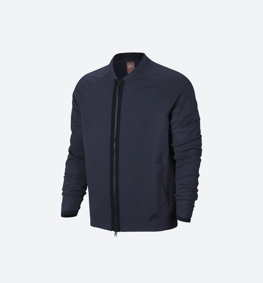 Sportswear Tech Knit Bomber Jacket Mens Nike – Гарантія оригінальності – боковий вид