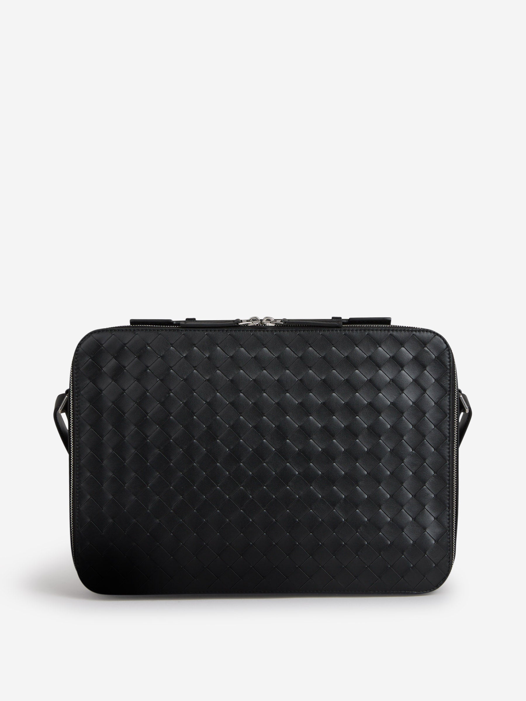 Intrecciato Leather Briefcase Bottega veneta оригінал – Купити в Україні – боковий вид
