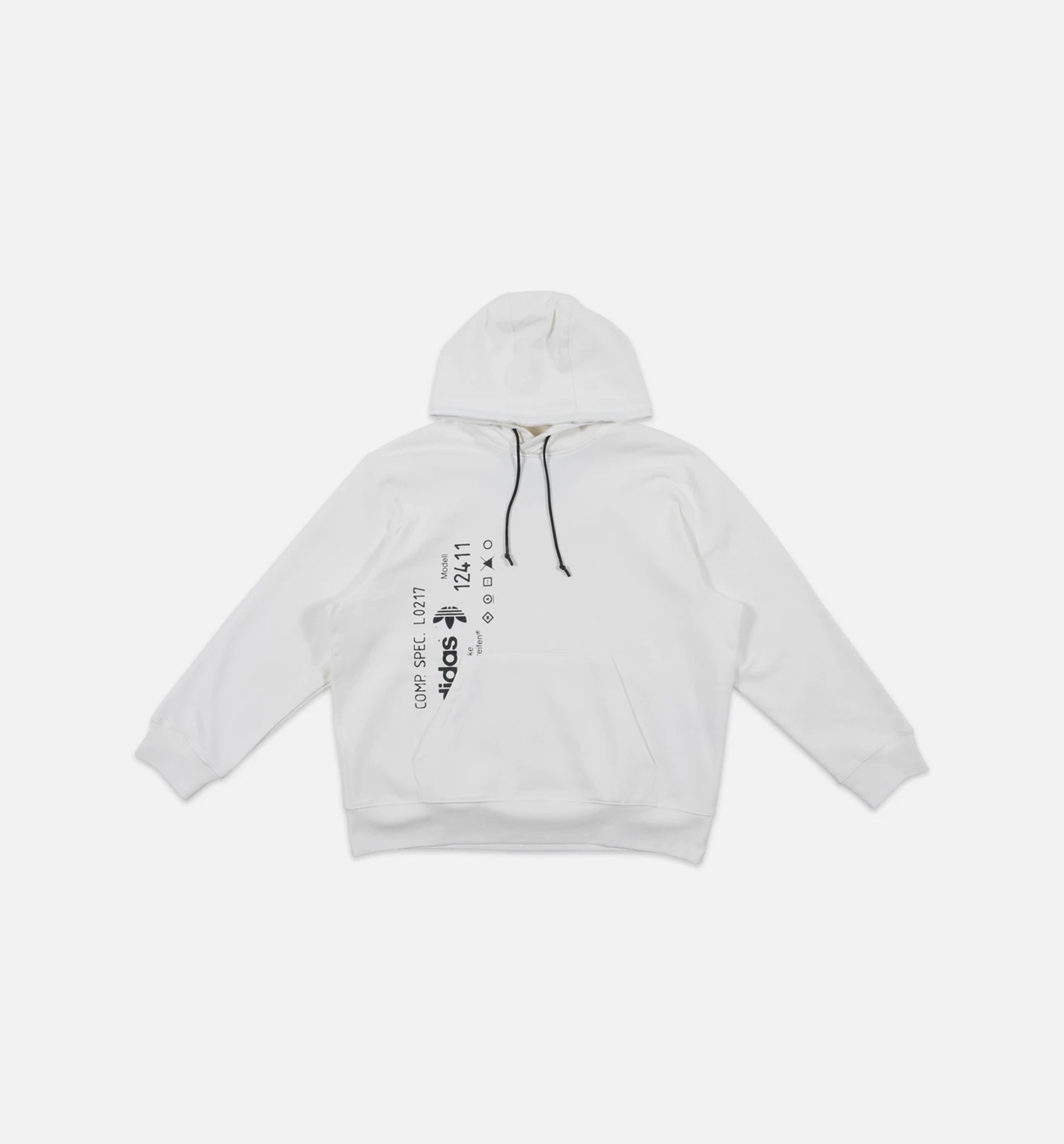 Alexander Wang X Adidas Collection Aw Graphic Mens Hoodie Adidas оригінал – Купити в Україні – боковий вид - ADIDAS