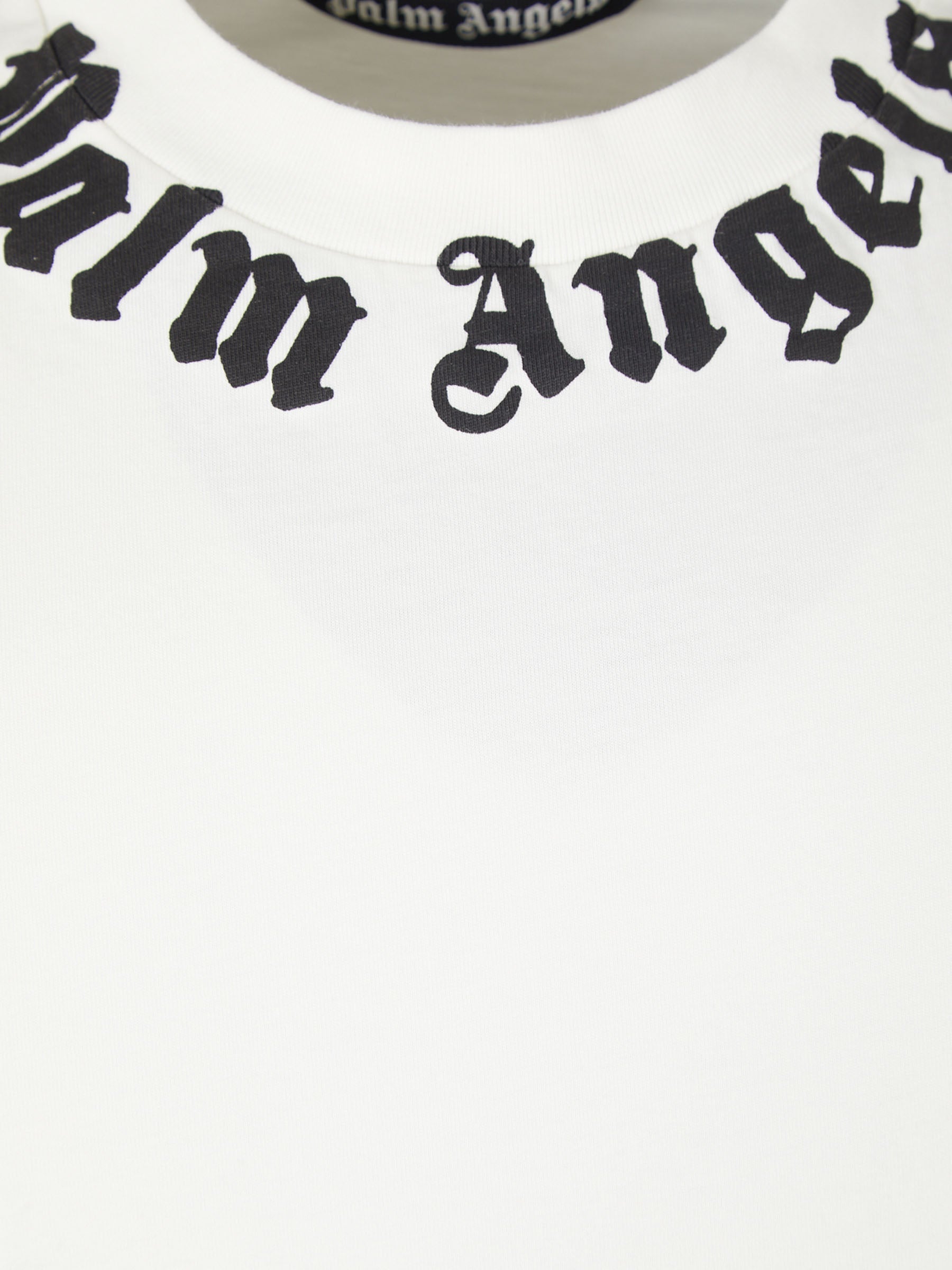 Оригінальна Logo Cotton T-Shirt Palm angels – збільшений вид