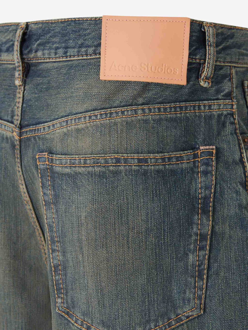 Оригінальна Oversized Denim Bermuda Shorts Acne studios – збільшений вид