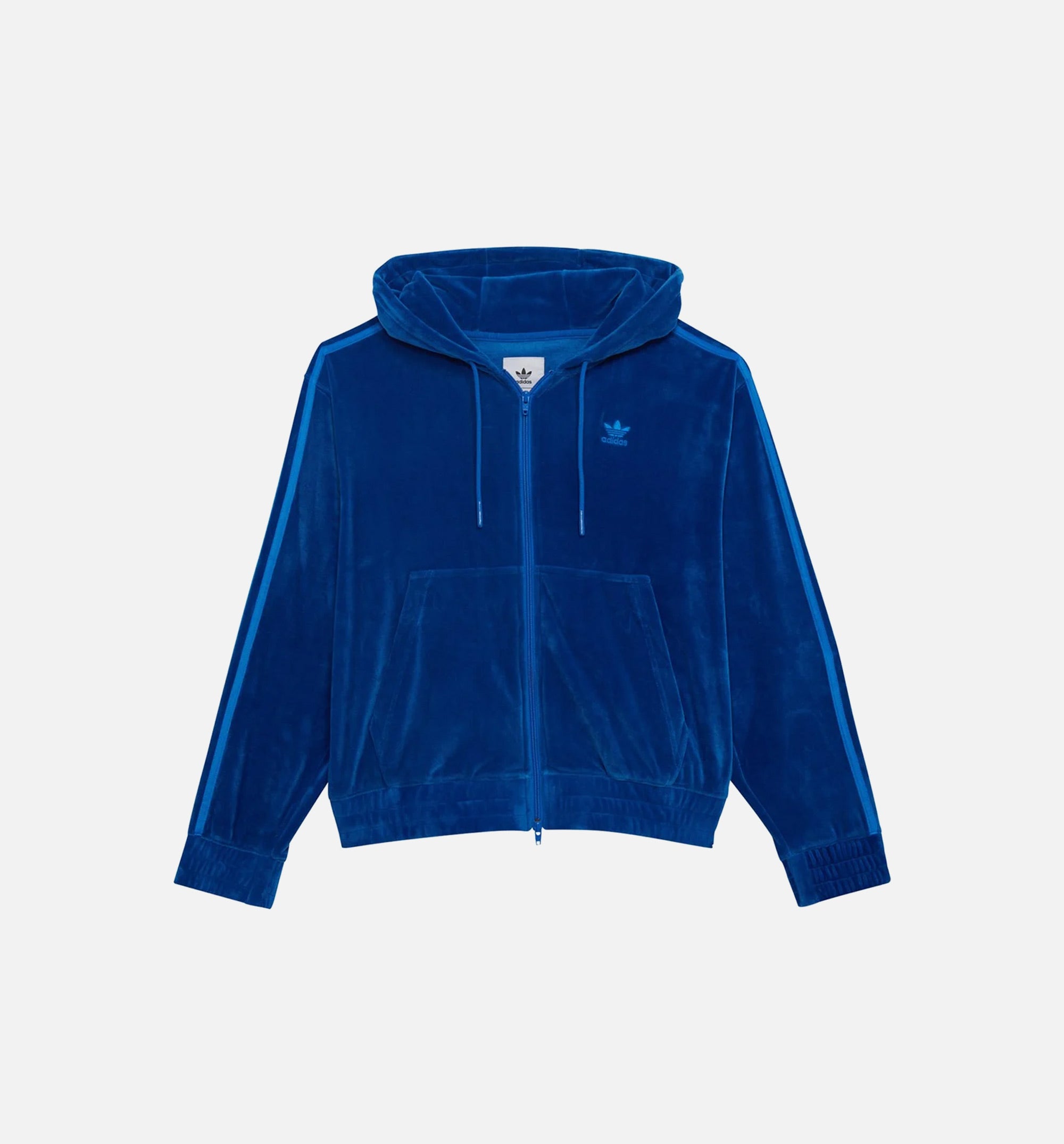 Jeremy Scott Velour Full Zip Hoodie Mens Jacket Adidas – Гарантія оригінальності – боковий вид - ADIDAS