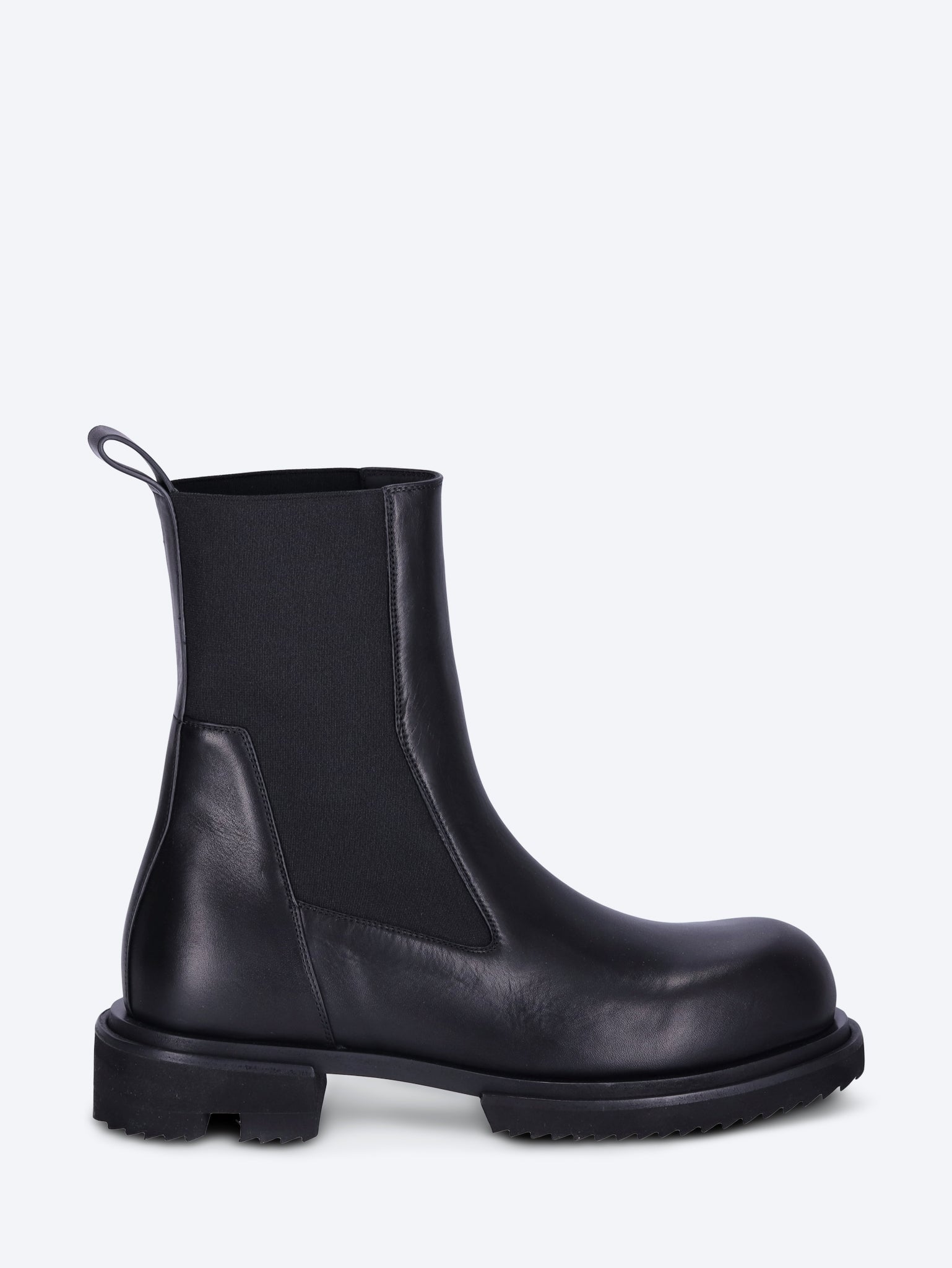 Beatle Gabe Leather Boots Rick owens – Гарантія оригінальності – боковий вид