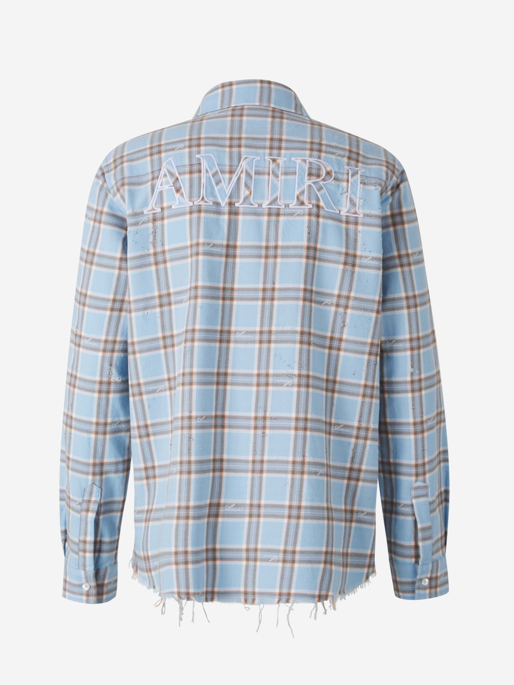 Оригінальна Checkered Shirt Amiri – вид ззаду