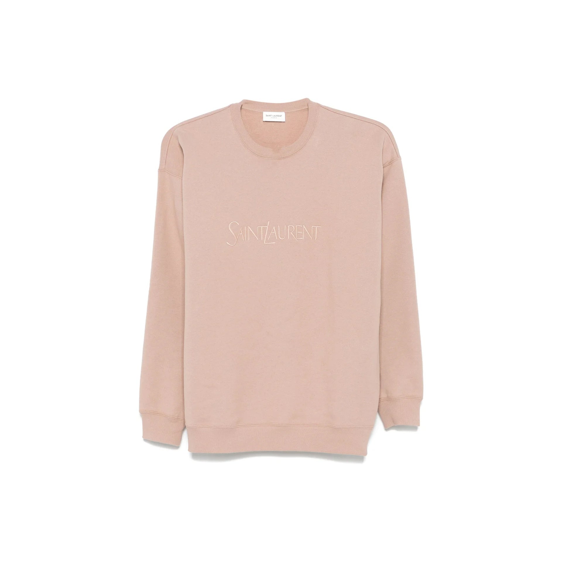 Cotton Logo Sweatshirt Saint laurent – Гарантія оригінальності – боковий вид