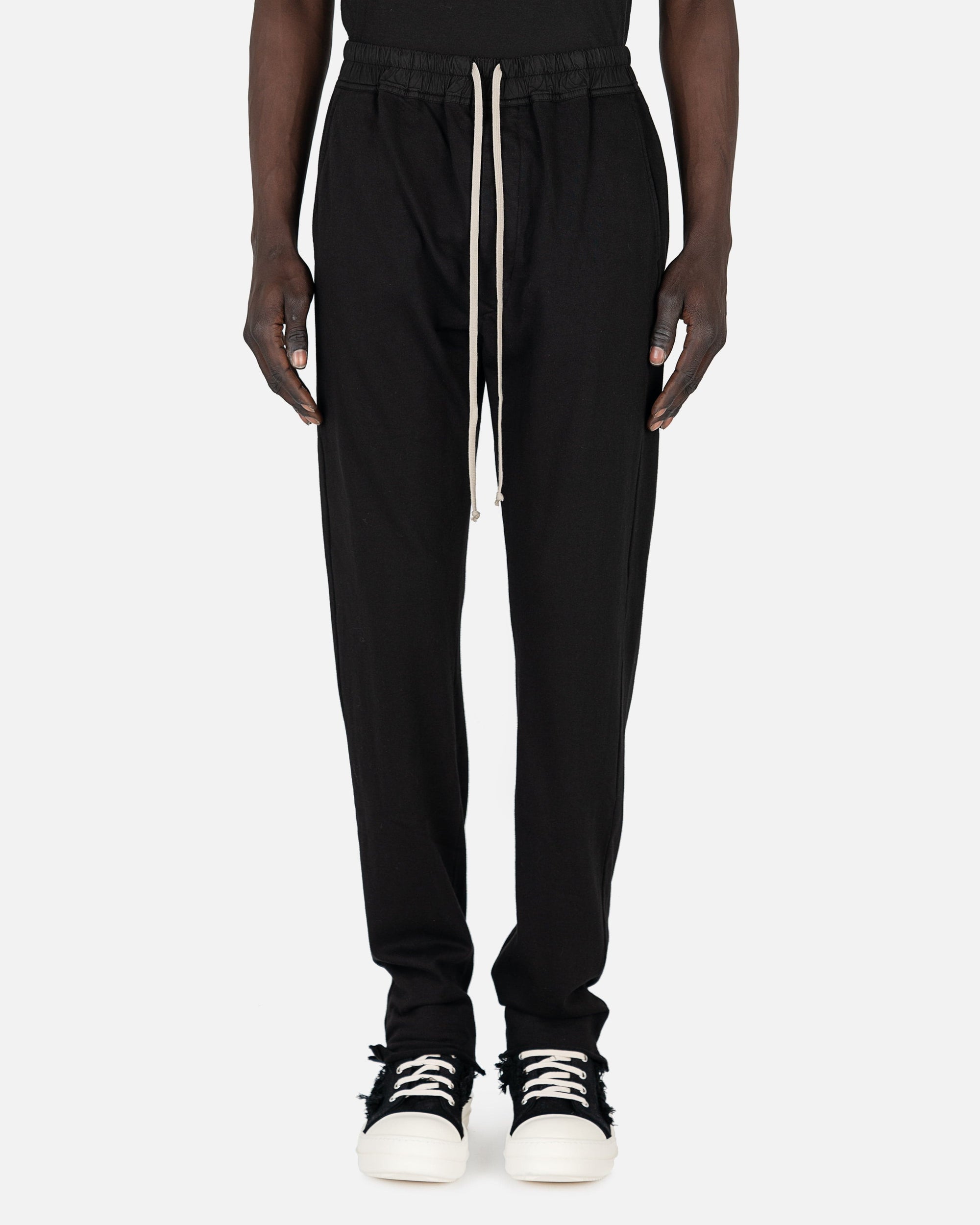 Berlin Drawstring In Black Rick owens – Гарантія оригінальності – боковий вид