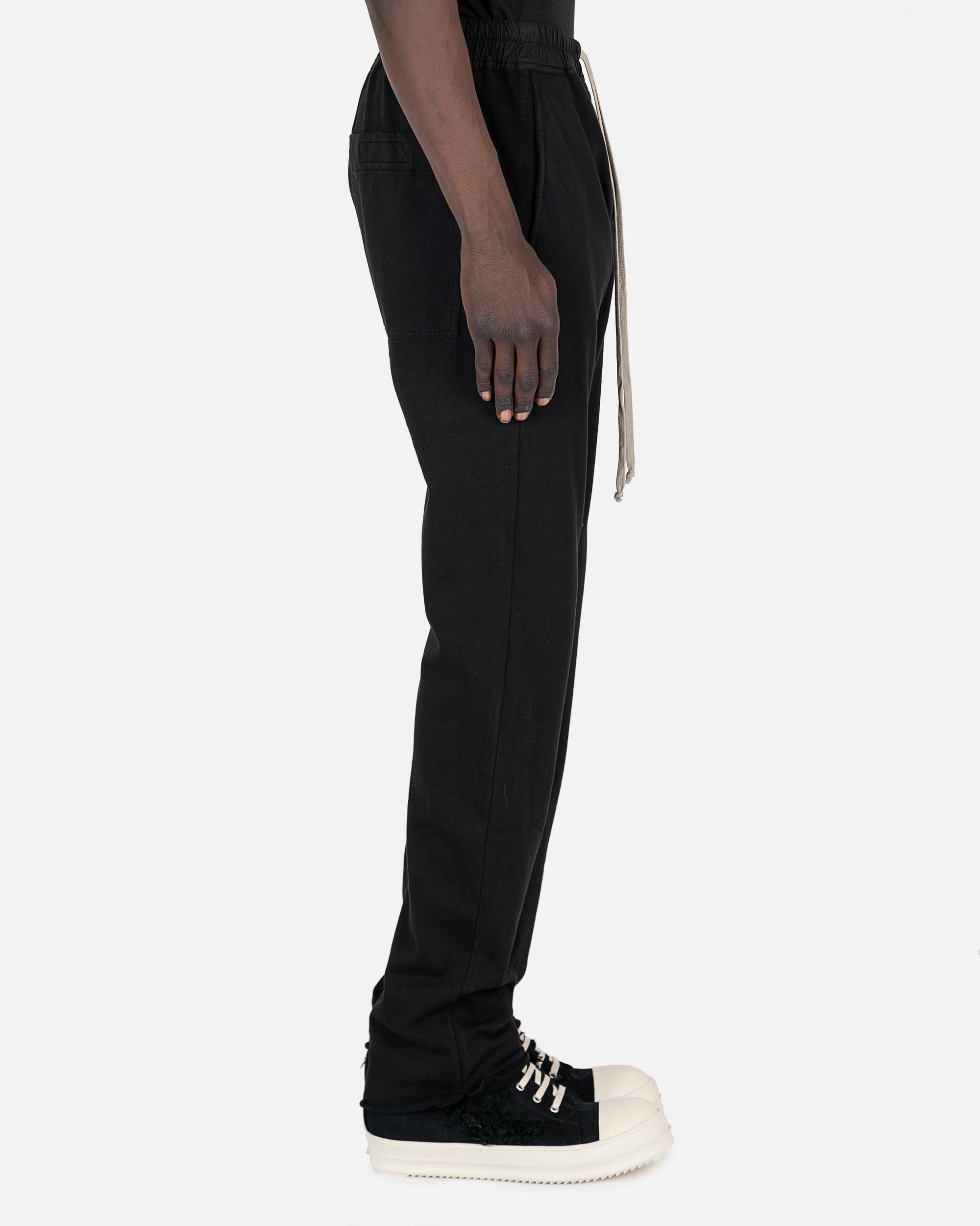 Berlin Drawstring In Black Rick owens – Гарантія оригінальності – вид ззаду