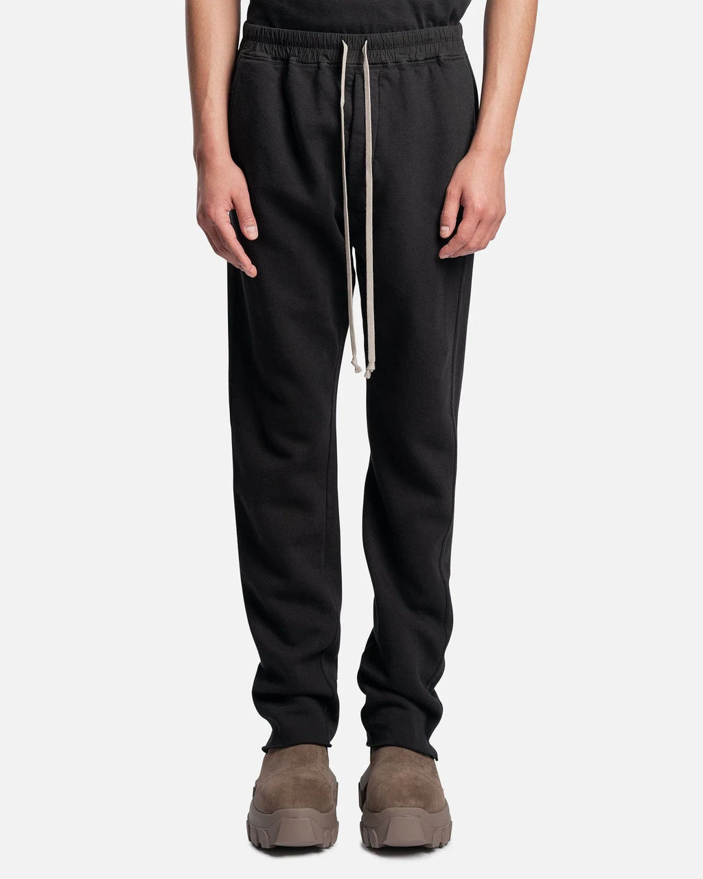 Berlin Drawstring In Black Rick owens – Гарантія оригінальності – боковий вид