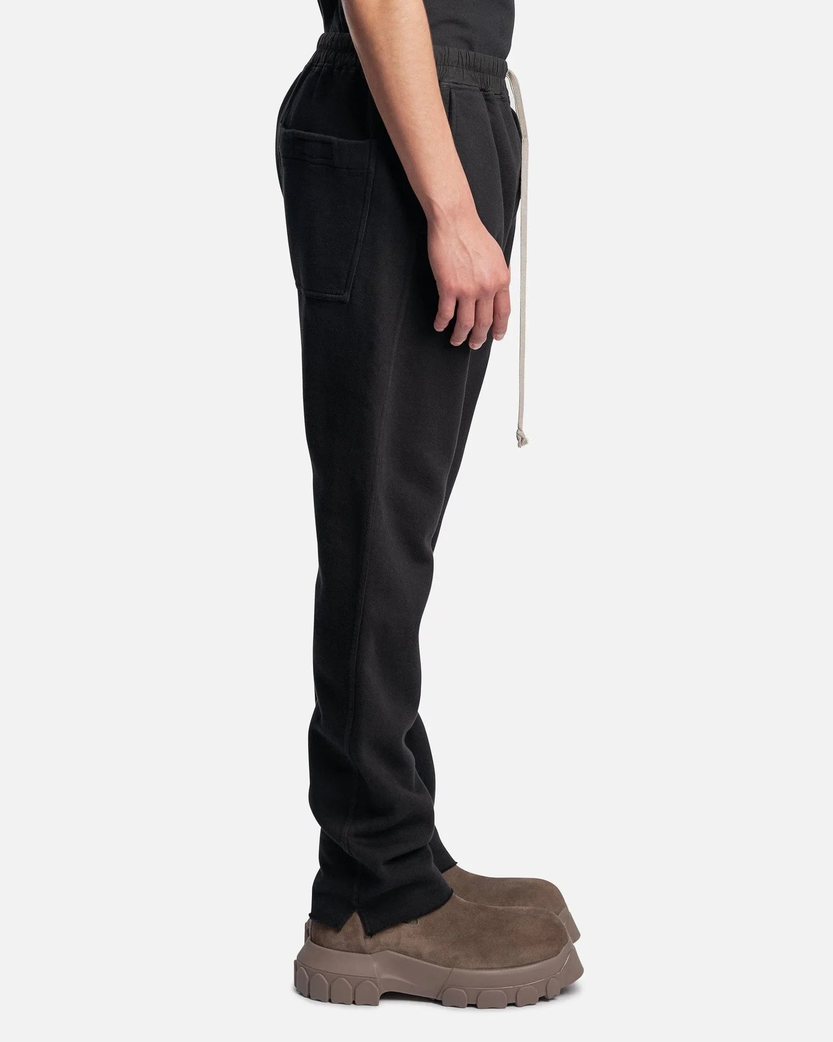 Berlin Drawstring In Black Rick owens – Гарантія оригінальності – вид ззаду