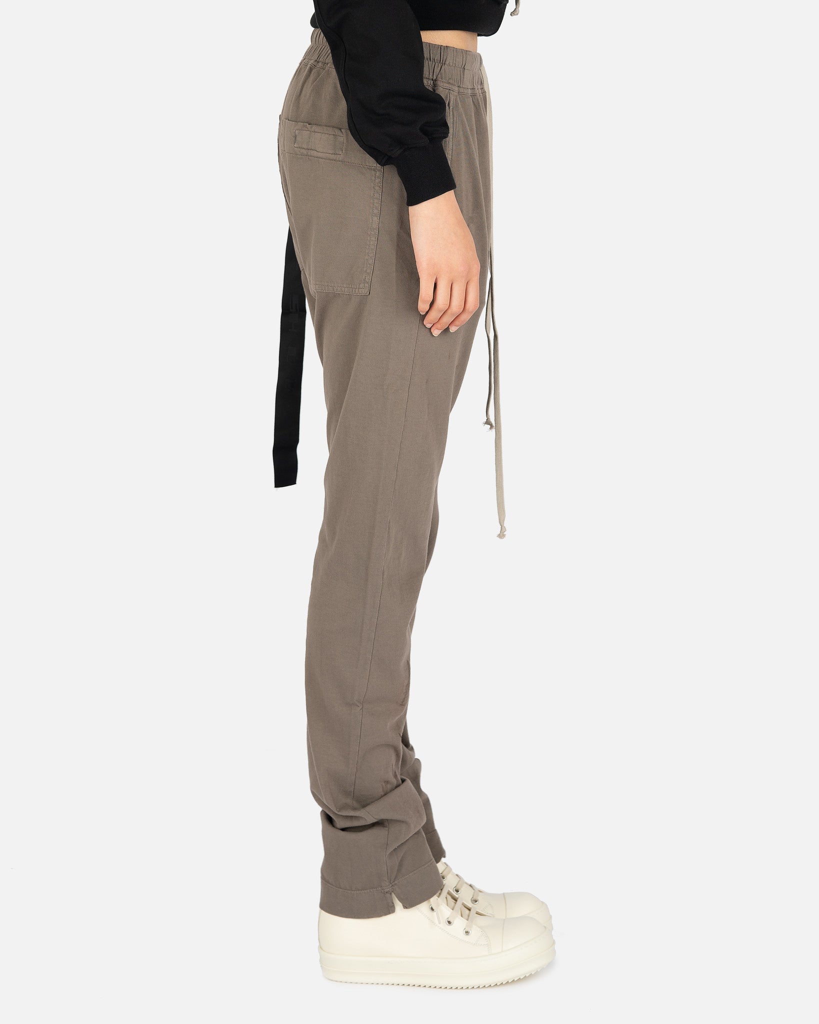 Berlin Drawstring Pants In Dust Rick owens оригінал – Купити в Україні – вид ззаду