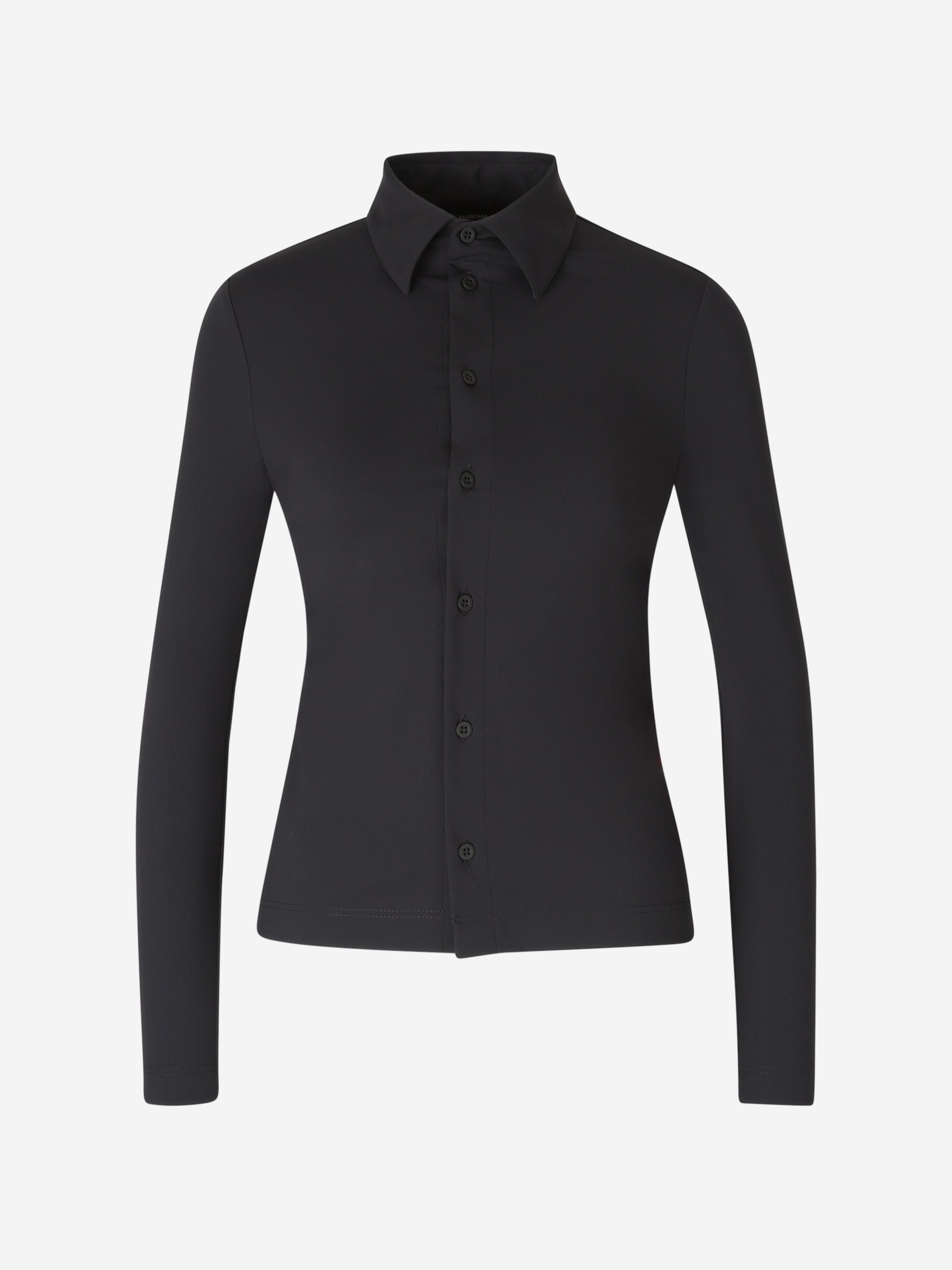 Plain Elastic Shirt Balenciaga – Гарантія оригінальності – боковий вид