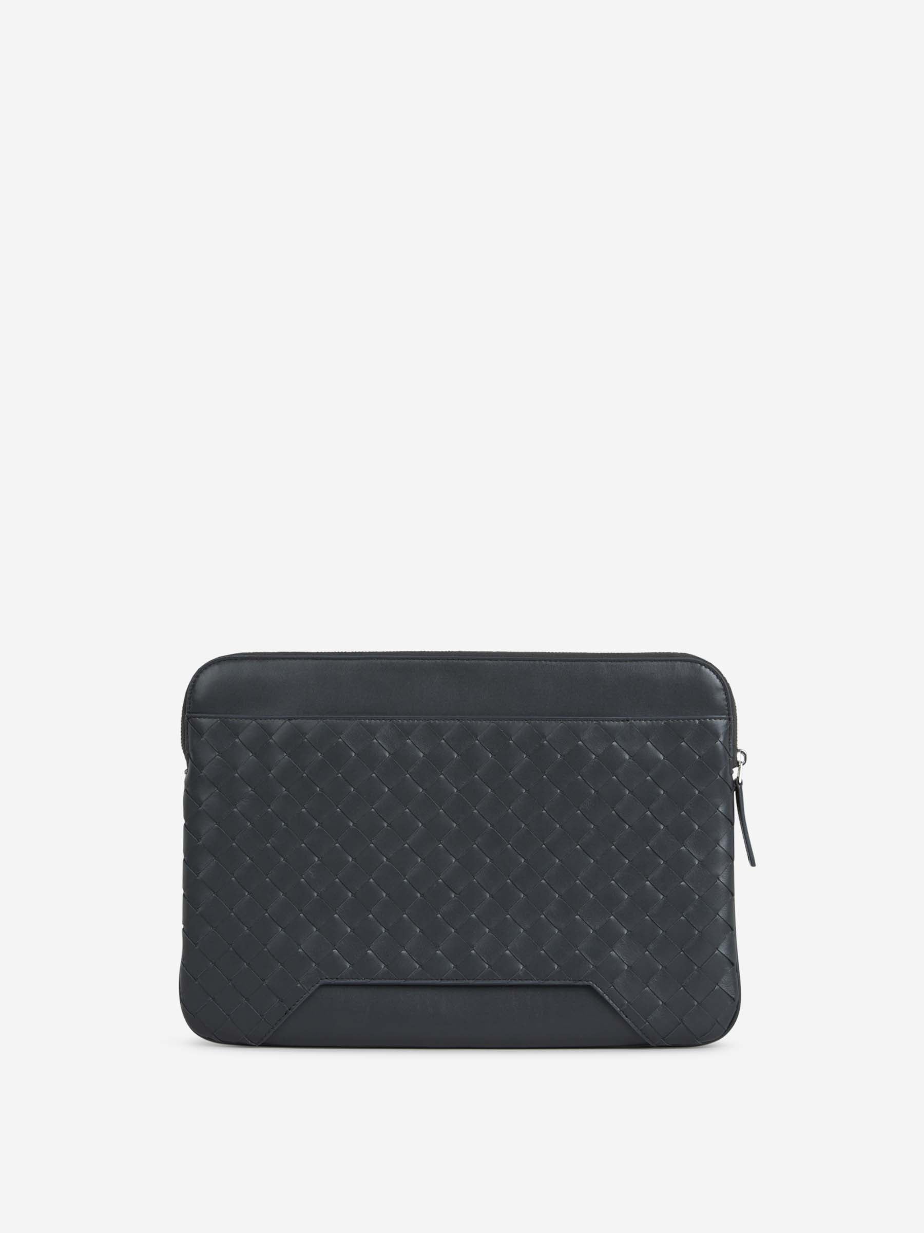 Intrecciato Leather Document Holder Bottega veneta – Гарантія оригінальності – вид ззаду