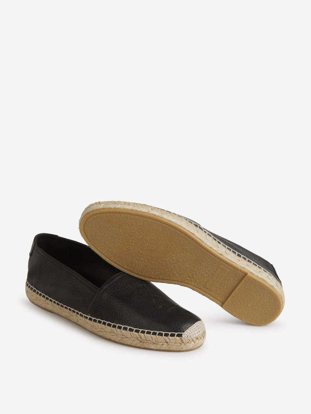 Toscano Volanato Leather Espadrilles Saint laurent оригінал – Купити в Україні – збільшений вид